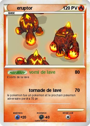 Pokemon eruptor