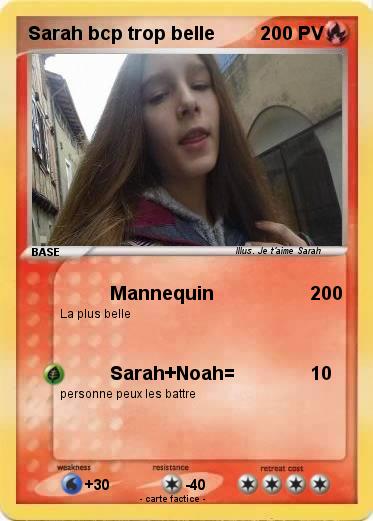 Pokemon Sarah bcp trop belle