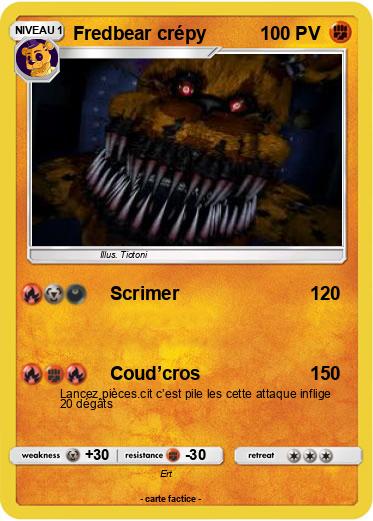 Pokemon Fredbear crépy