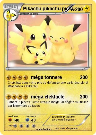 Pokemon Pikachu pikachu pichu