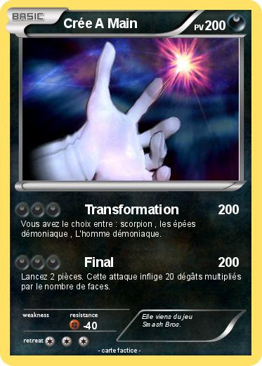 Pokemon Crée A Main