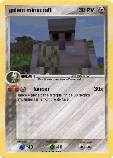 Pokemon golem minecraft