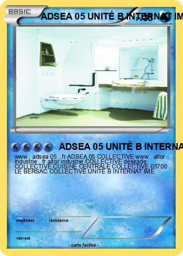 Pokemon ADSEA 05 UNITÉ B INTERNAT IME