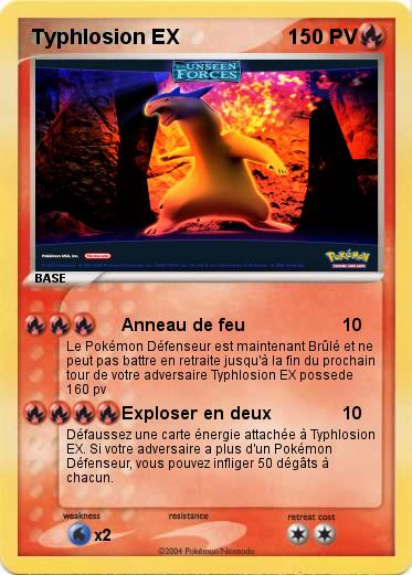 Pokemon Typhlosion EX