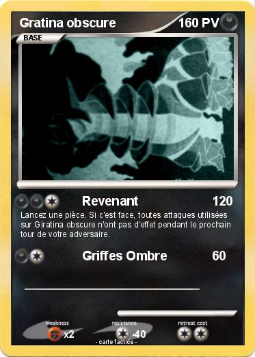 Pokemon Gratina obscure