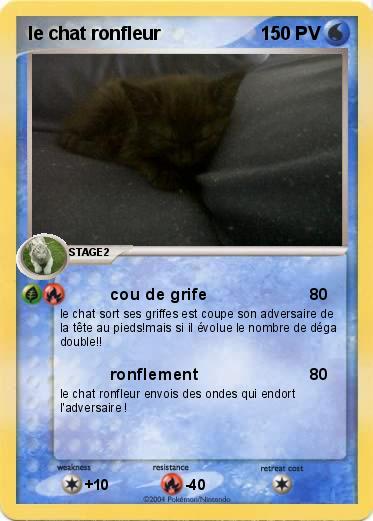Pokemon le chat ronfleur