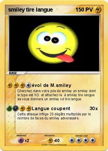 Pokemon smiley tire langue