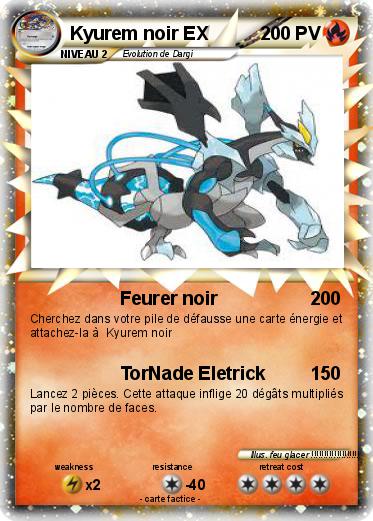 Pokemon Kyurem noir EX