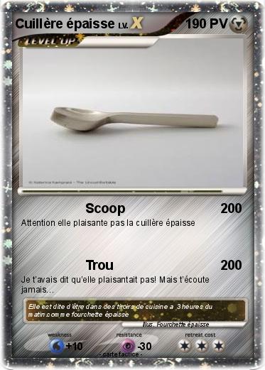 Pokemon Cuillère épaisse