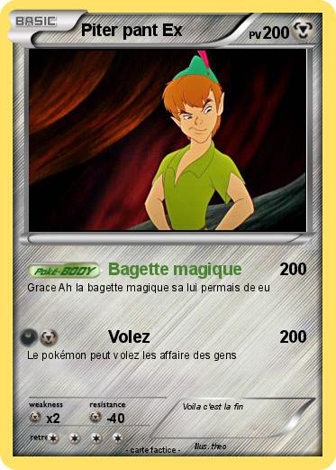 Pokemon Piter pant Ex