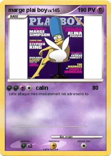 Pokemon marge plai boy