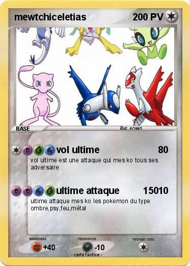 Pokemon mewtchiceletias