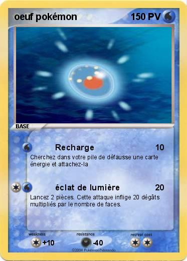 Pokemon oeuf pokémon