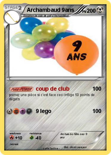 Pokemon Archambaud 9ans