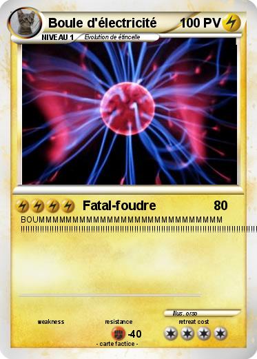 Pokemon Boule d'électricité