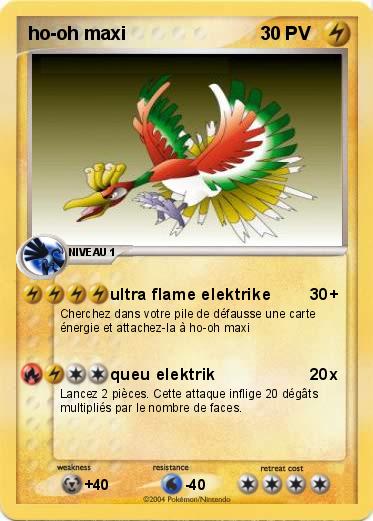 Pokemon ho-oh maxi