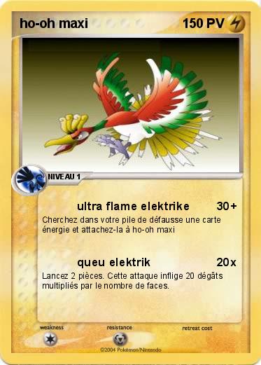 Pokemon ho-oh maxi