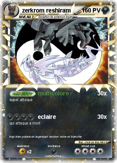 Pokemon zerkrom reshiram