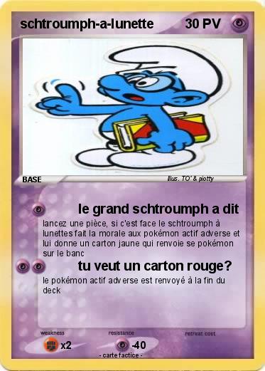 Pokemon schtroumph-a-lunette