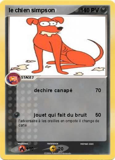 Pokemon le chien simpson