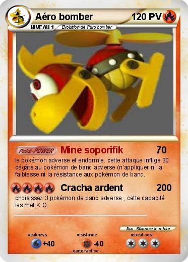 Pokemon Aéro bomber