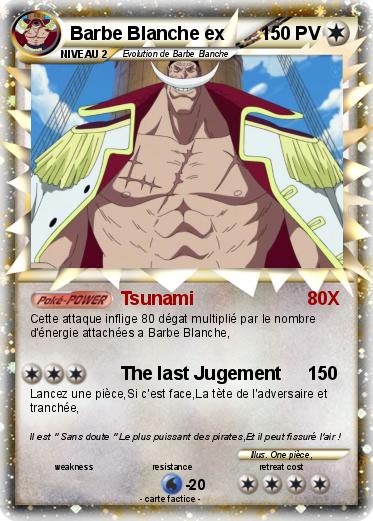 Pokemon Barbe Blanche ex