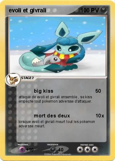 Pokemon evoli et givrali