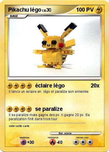 Pokemon Pikachu légo