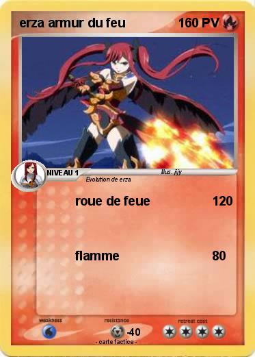 Pokemon erza armur du feu