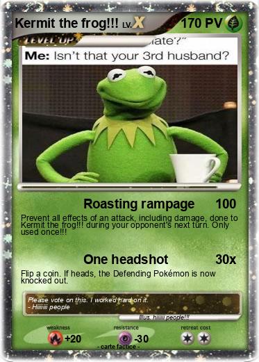 Pokemon Kermit the frog!!!