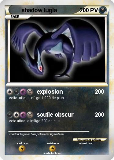 Pokemon shadow lugia