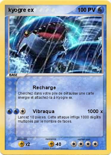 Pokemon kyogre ex