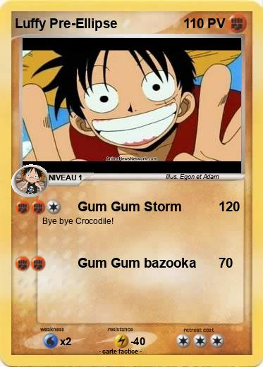 Pokemon Luffy Pre-Ellipse