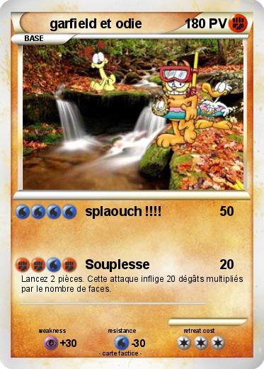 Pokemon garfield et odie