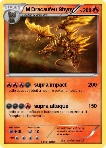 Pokemon M Dracaufeu Shyny