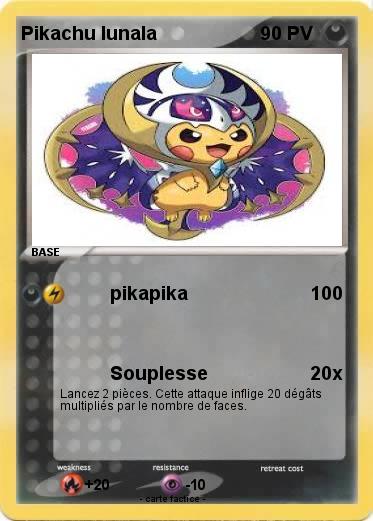 Pokemon Pikachu lunala