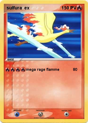 Pokemon sulfura  ex
