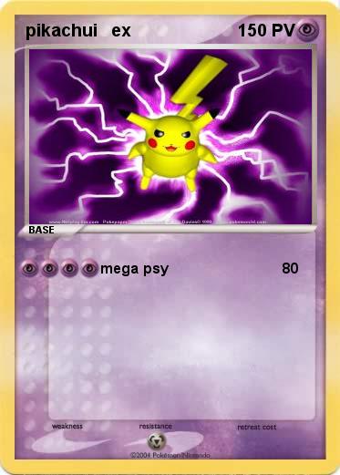 Pokemon pikachui   ex