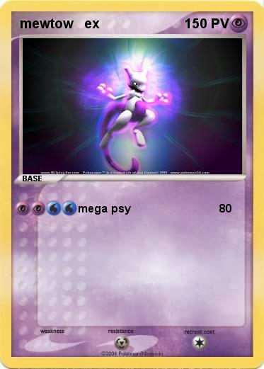 Pokemon mewtow   ex