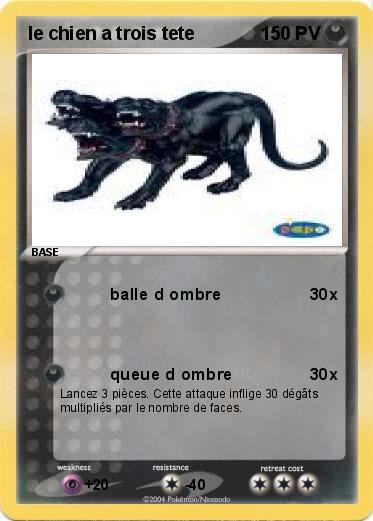 Pokemon le chien a trois tete