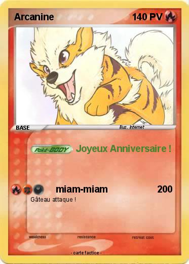 Pokemon Arcanine