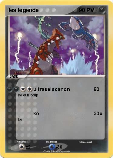 Pokemon les legende                                     