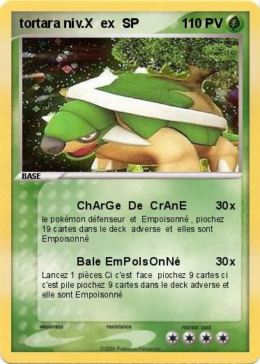 Pokemon tortara niv.X  ex  SP