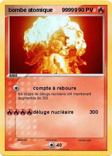 Pokemon bombe atomique      99999  