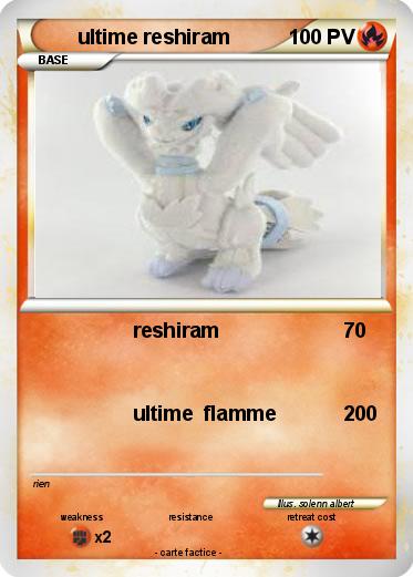 Pokemon ultime reshiram