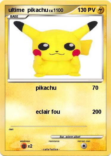 Pokemon ultime  pikachu