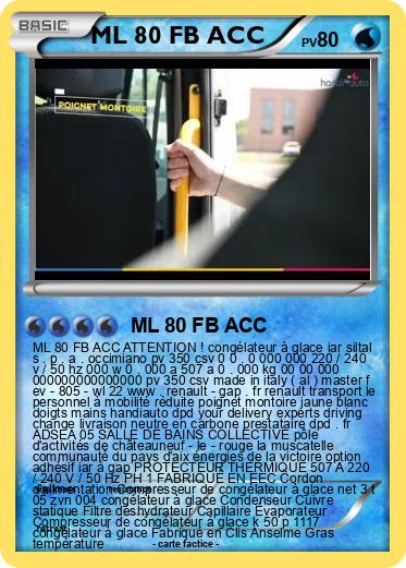Pokemon ML 80 FB ACC