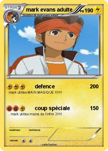 Pokemon mark evans adulte