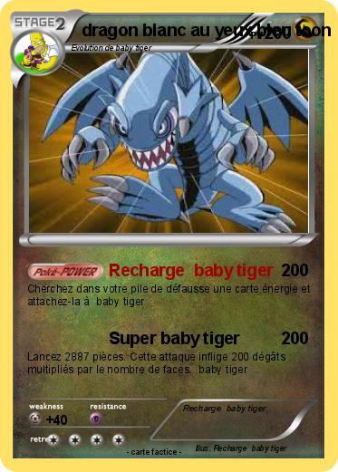 Pokemon dragon blanc au yeux bleu toon