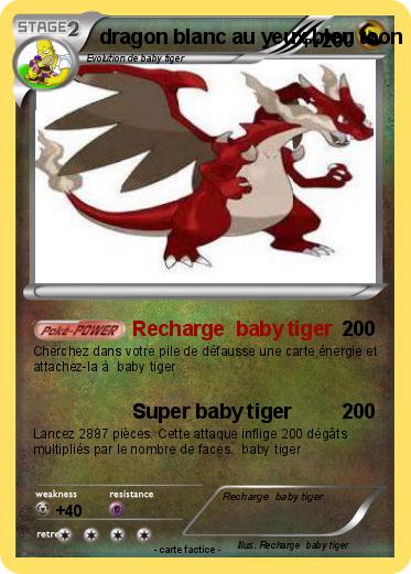 Pokemon dragon blanc au yeux bleu toon